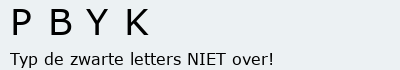 Bevestigingscode