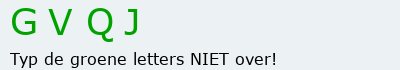 Bevestigingscode