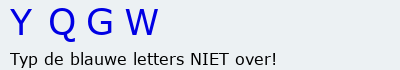 Bevestigingscode