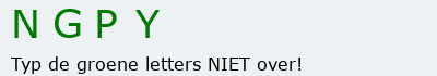 Bevestigingscode