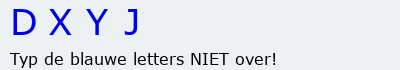 Bevestigingscode