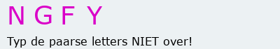 Bevestigingscode