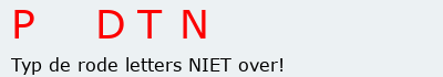 Bevestigingscode