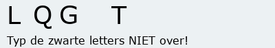 Bevestigingscode