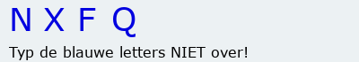 Bevestigingscode