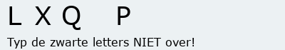 Bevestigingscode