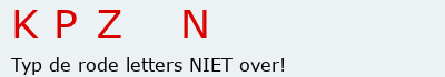 Bevestigingscode