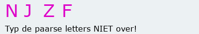 Bevestigingscode