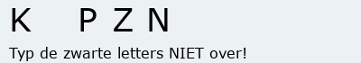 Bevestigingscode