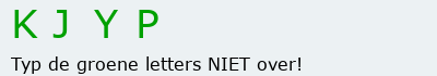 Bevestigingscode
