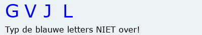 Bevestigingscode