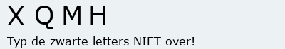 Bevestigingscode