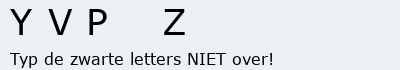 Bevestigingscode