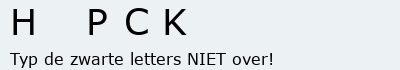 Bevestigingscode