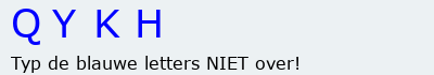 Bevestigingscode