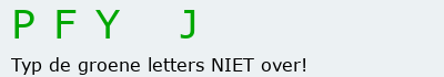Bevestigingscode