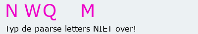 Bevestigingscode
