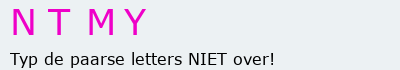 Bevestigingscode