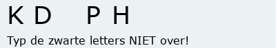 Bevestigingscode