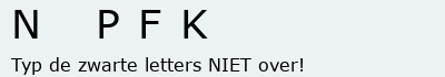Bevestigingscode