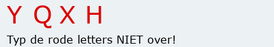 Bevestigingscode