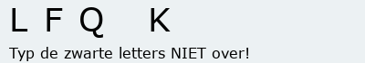 Bevestigingscode