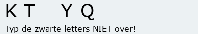 Bevestigingscode