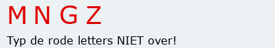 Bevestigingscode