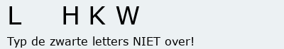 Bevestigingscode