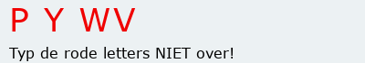 Bevestigingscode