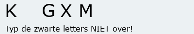 Bevestigingscode