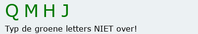 Bevestigingscode