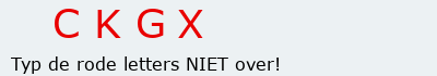 Bevestigingscode