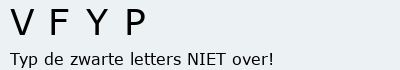 Bevestigingscode