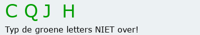 Bevestigingscode