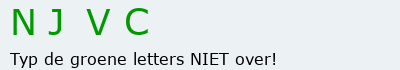 Bevestigingscode