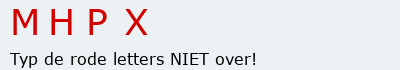 Bevestigingscode