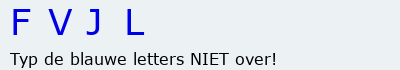 Bevestigingscode