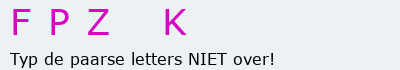 Bevestigingscode