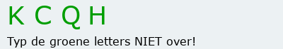 Bevestigingscode