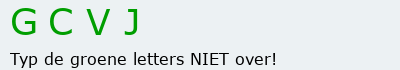 Bevestigingscode