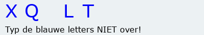 Bevestigingscode