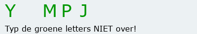 Bevestigingscode