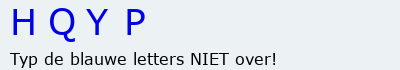 Bevestigingscode