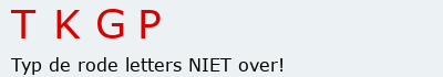 Bevestigingscode