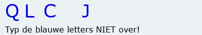 Bevestigingscode