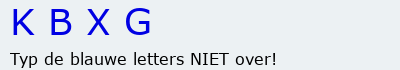 Bevestigingscode
