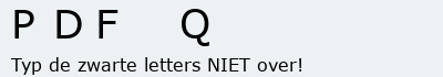 Bevestigingscode