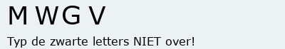 Bevestigingscode