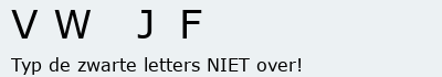 Bevestigingscode